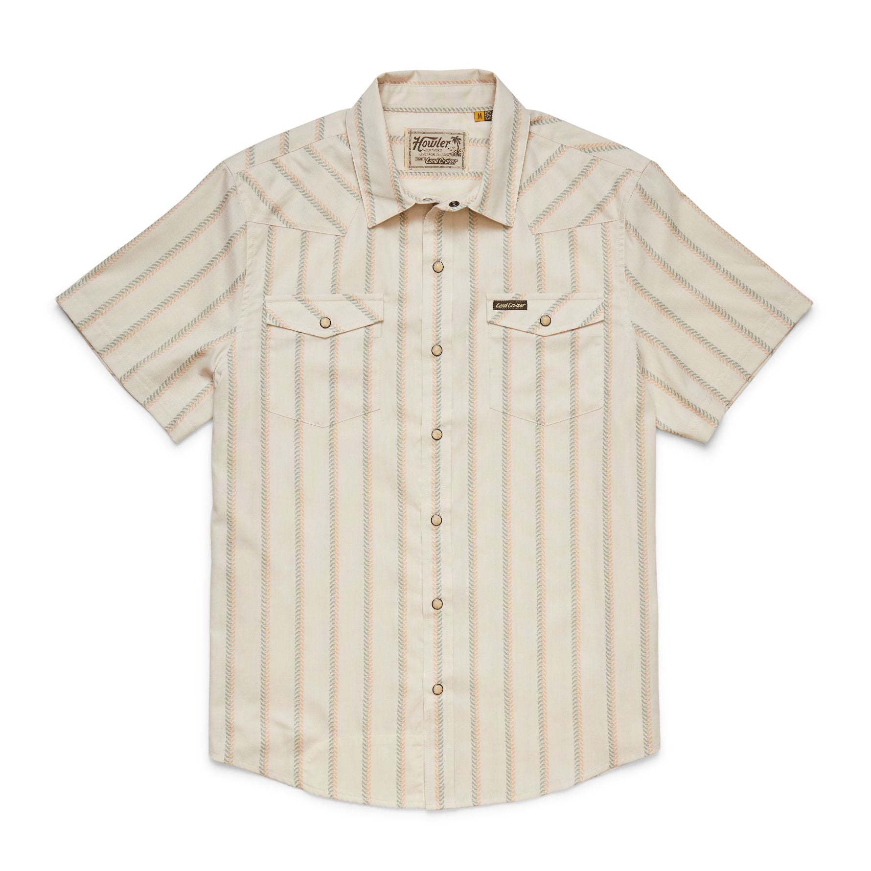 HB X Land Cruiser H Bar B Snapshirt - Off White